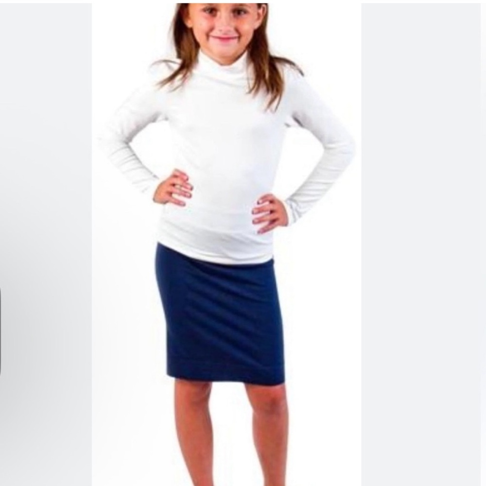 Hard tail blue girls pencil skirt